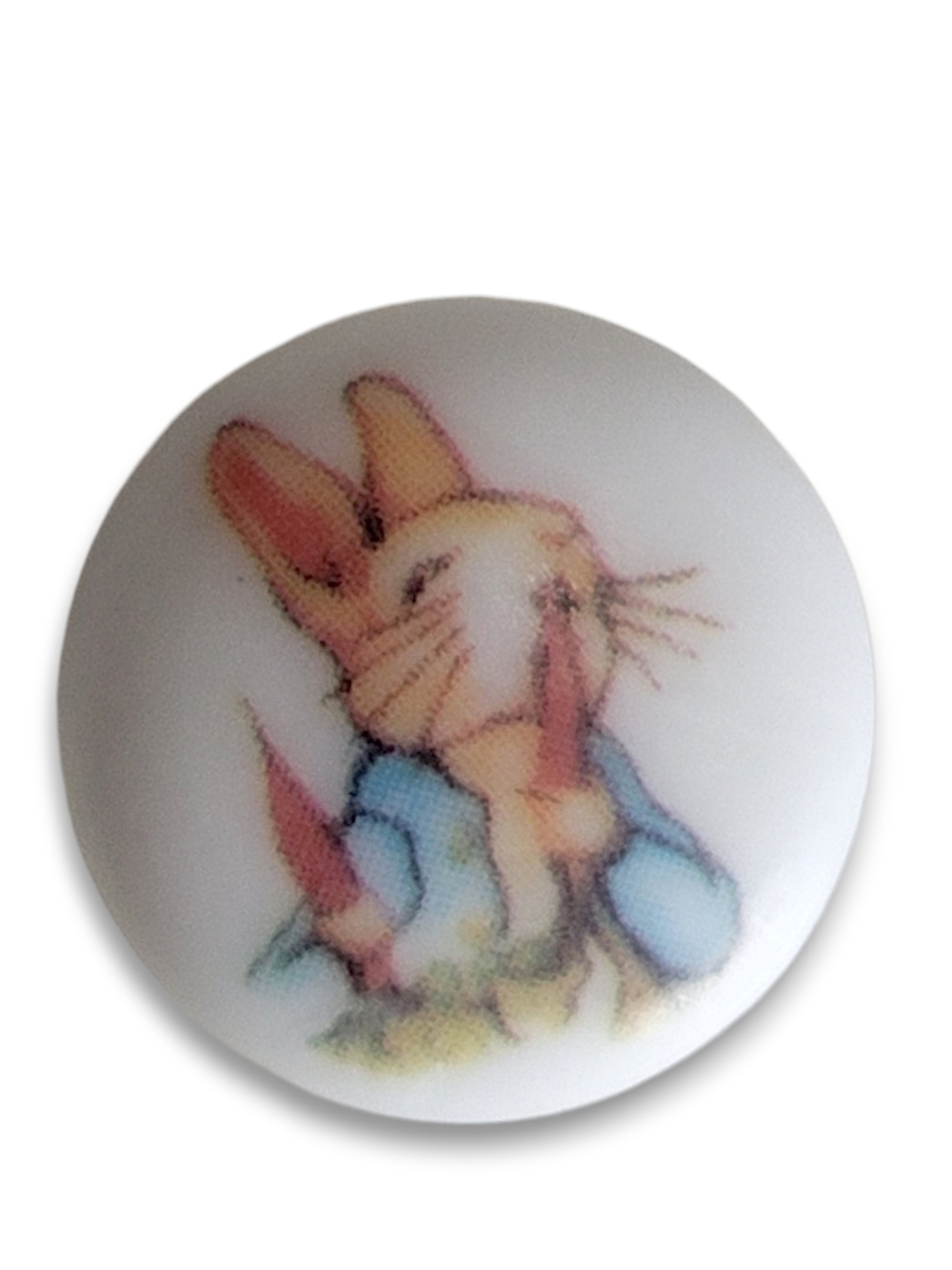 Beatrix Potter Peter Rabbit Buttons 5/8" Carrot Design Lot of 6 NOS - Picture 6 of 6
